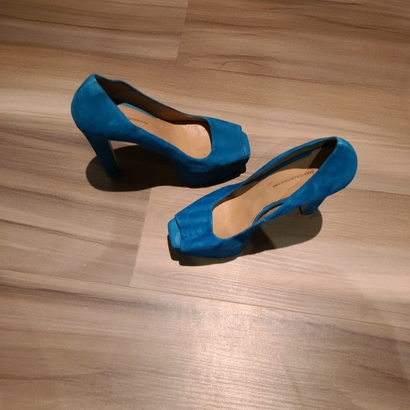 Suede Zara platform heels - Picture 2 of 2